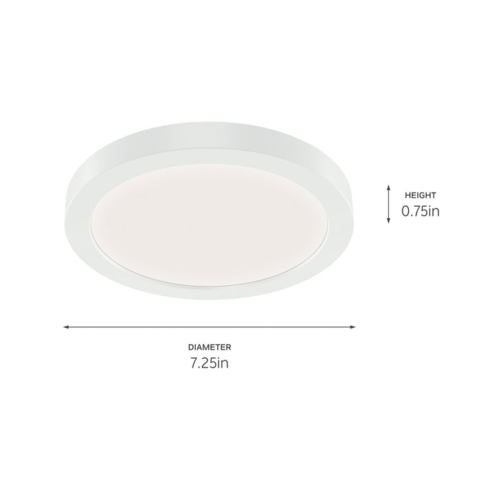 Kichler 53007WH30 LED Downlight, White