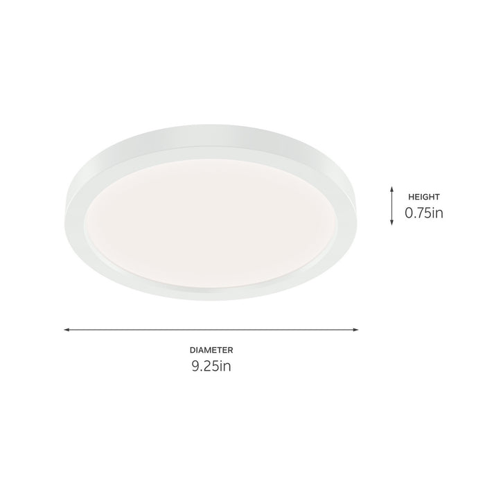 Kichler 53009WH30 LED Flush Mount, White