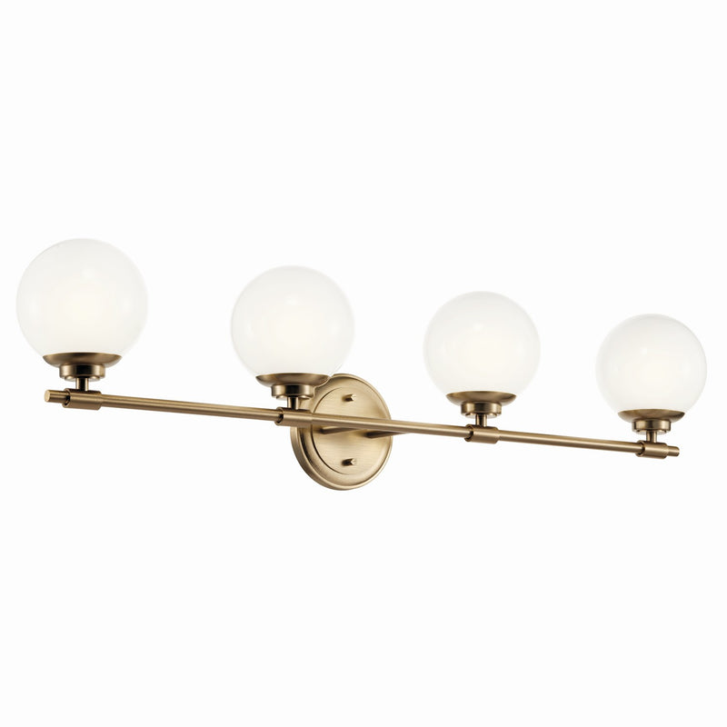 Kichler 55173CPZ Four Light Vanity, Champagne Bronze