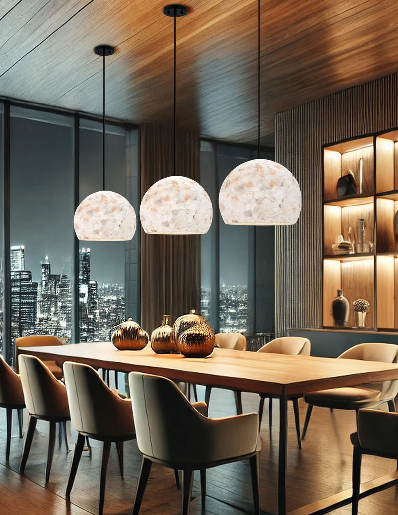 Justice Designs ALR-6535-MBLK One Light Pendant, Matte Black
