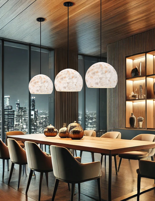 Justice Designs ALR-6535-MBLK One Light Pendant, Matte Black