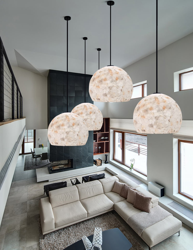 Justice Designs ALR-6537-MBLK One Light Pendant, Matte Black