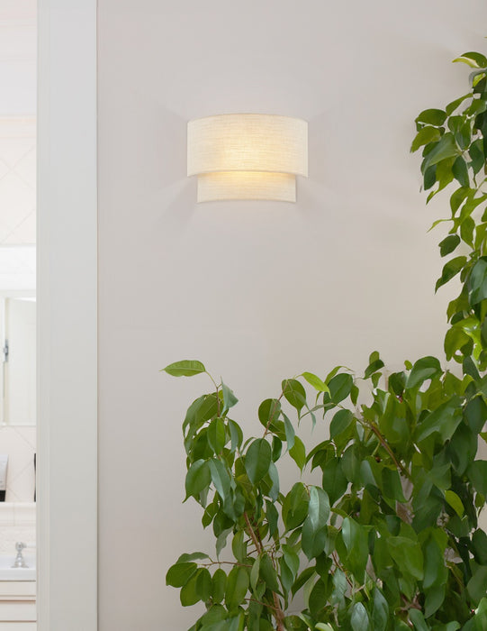 Justice Designs FAB-5770-CREM One Light Wall Sconce