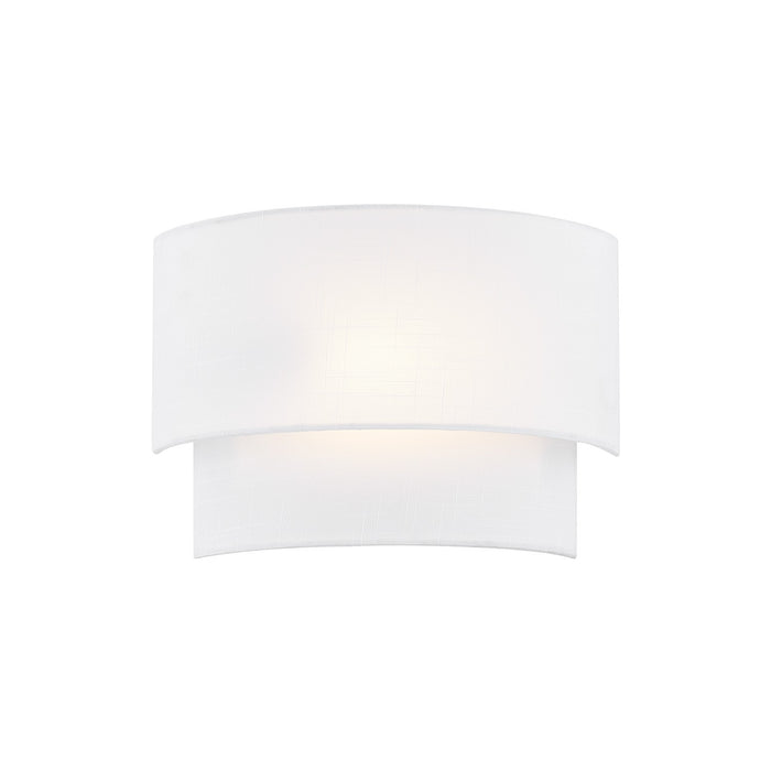 Justice Designs FAB-5770-WHTE One Light Wall Sconce
