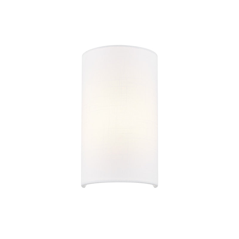 Justice Designs FAB-5945-WHTE One Light Wall Sconce