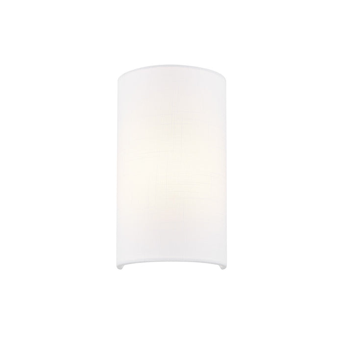 Justice Designs FAB-5945-WHTE One Light Wall Sconce