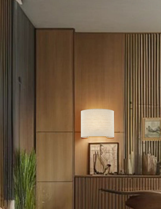 Justice Designs FAB-8855-CREM One Light Wall Sconce