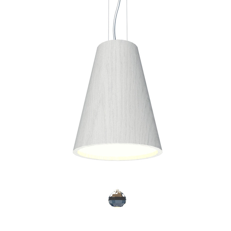 Accord Lighting 1130C.47 One Light Pendant, Organic White