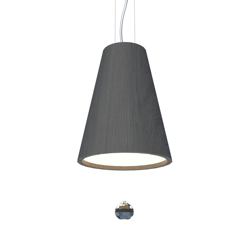 Accord Lighting 1130C.50 One Light Pendant, Organic Grey