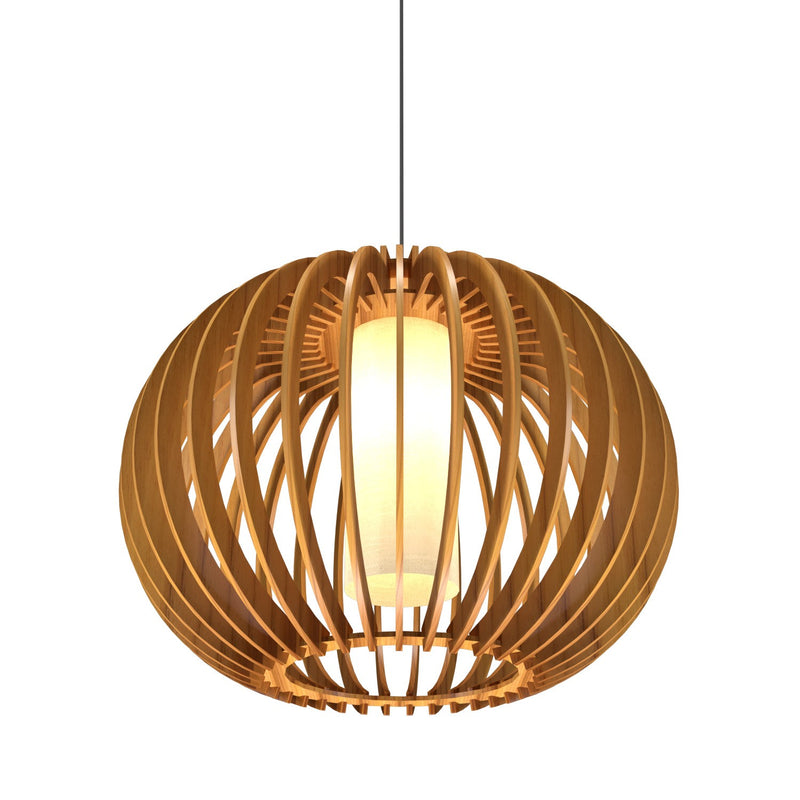 Accord Lighting 1134.12 One Light Pendant, Teak