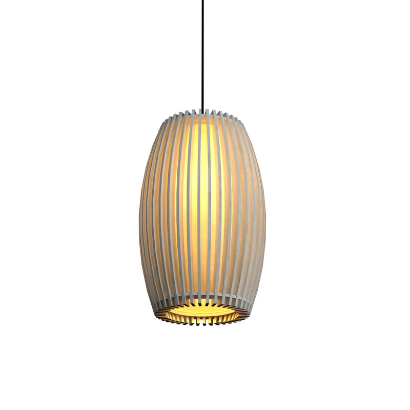 Accord Lighting 1140.47 One Light Pendant, Organic White