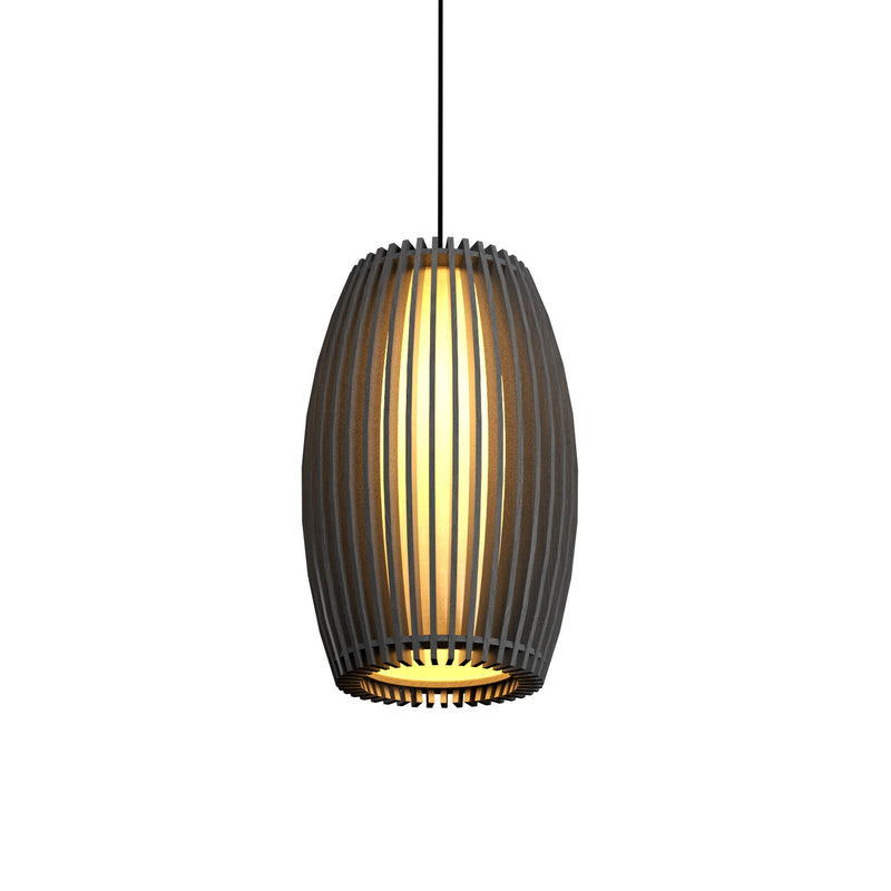 Accord Lighting 1140.50 One Light Pendant, Organic Grey