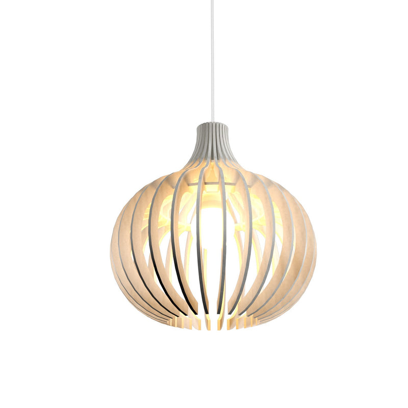 Accord Lighting 1182.47 One Light Pendant, Organic White