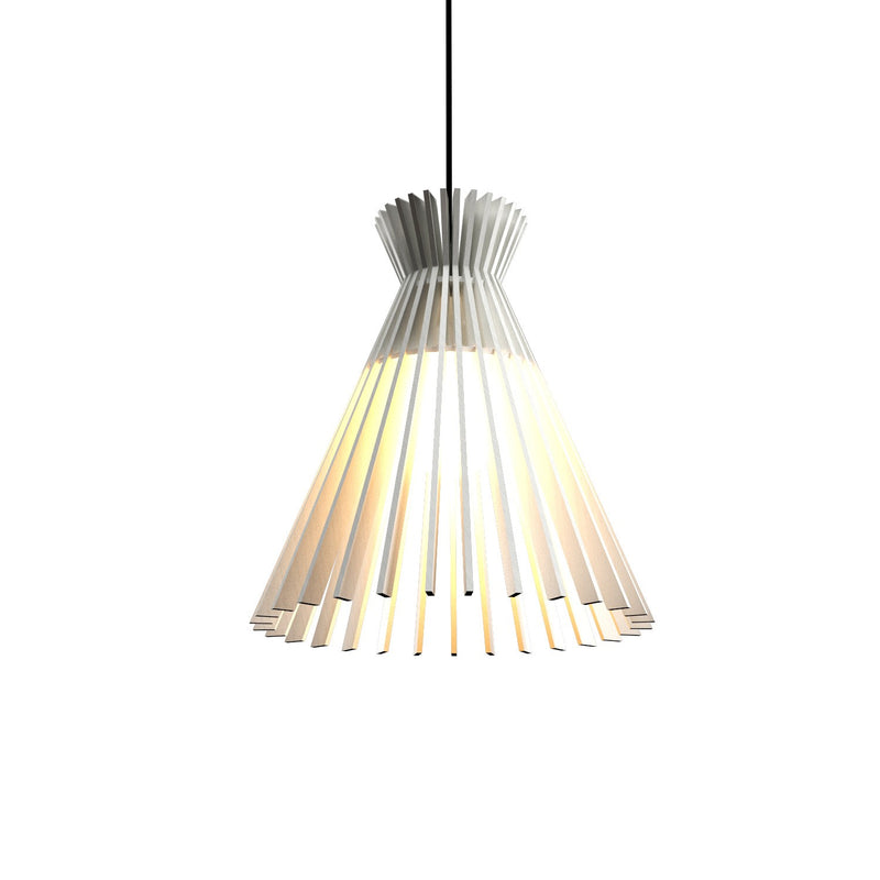 Accord Lighting 1183.47 One Light Pendant, Organic White