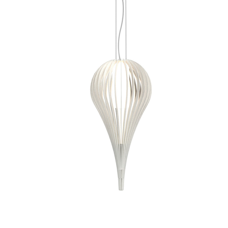 Accord Lighting 1189.47 One Light Pendant, Organic White