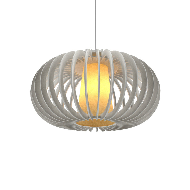 Accord Lighting 1217.47 One Light Pendant, Organic White