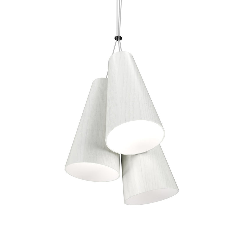 Accord Lighting 1234.47 Three Light Pendant, Organic White