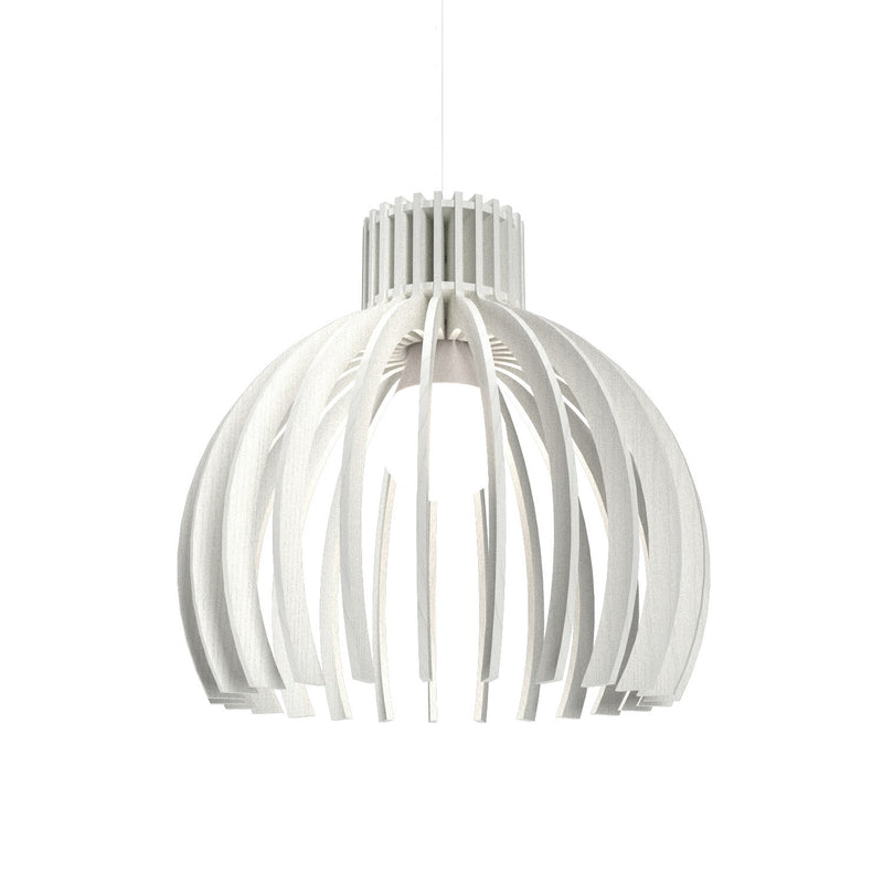 Accord Lighting 1237.47 One Light Pendant, Organic White