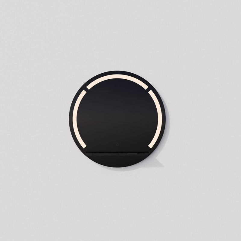 Quorum 3-0306-15 LED Mirror, Black