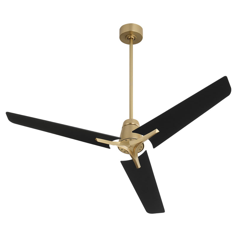 Quorum 3-131-40 56" Ceiling Fan, Aged Brass