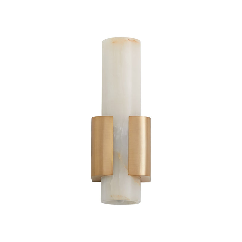 Quorum 3-585-40 LED Wall Scone, Aged Brass