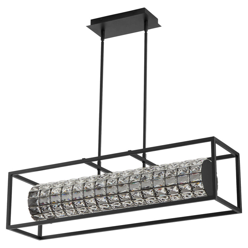 Quorum 3-676-15 LED Linear Pendant, Black