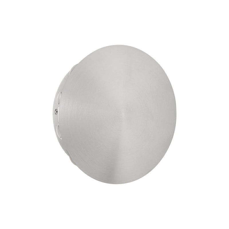 Quorum 3-765-16 LED Outdoor Lantern, Brushed Aluminum