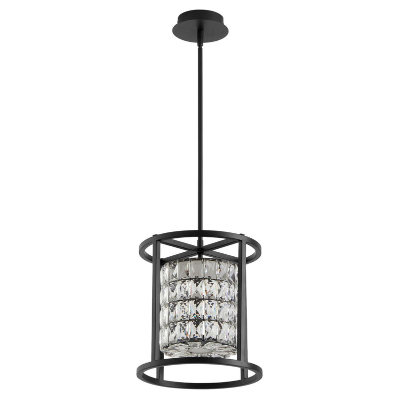 Quorum 3-877-15 LED Pendant, Black