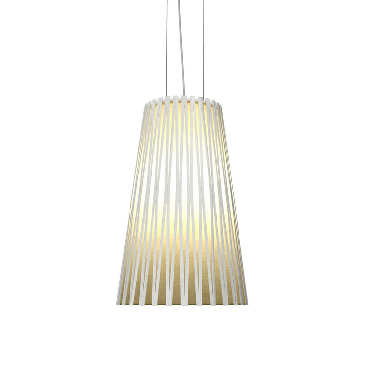 Accord Lighting 1240.47 One Light Pendant, Organic White