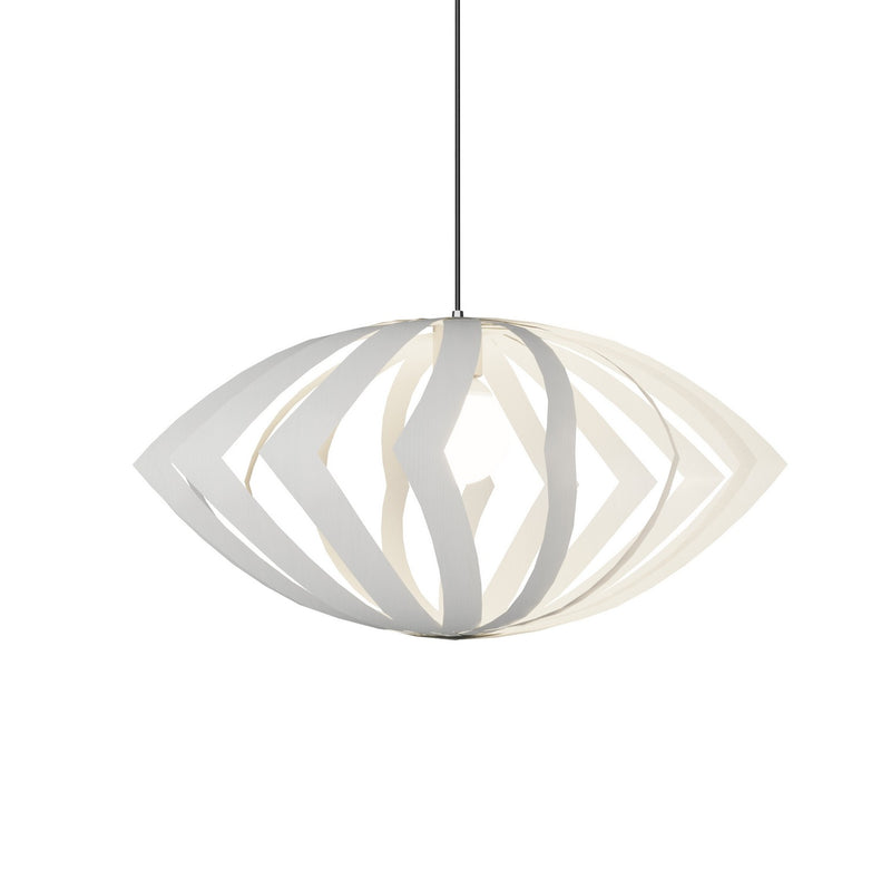 Accord Lighting 1244.47 One Light Pendant, Organic White