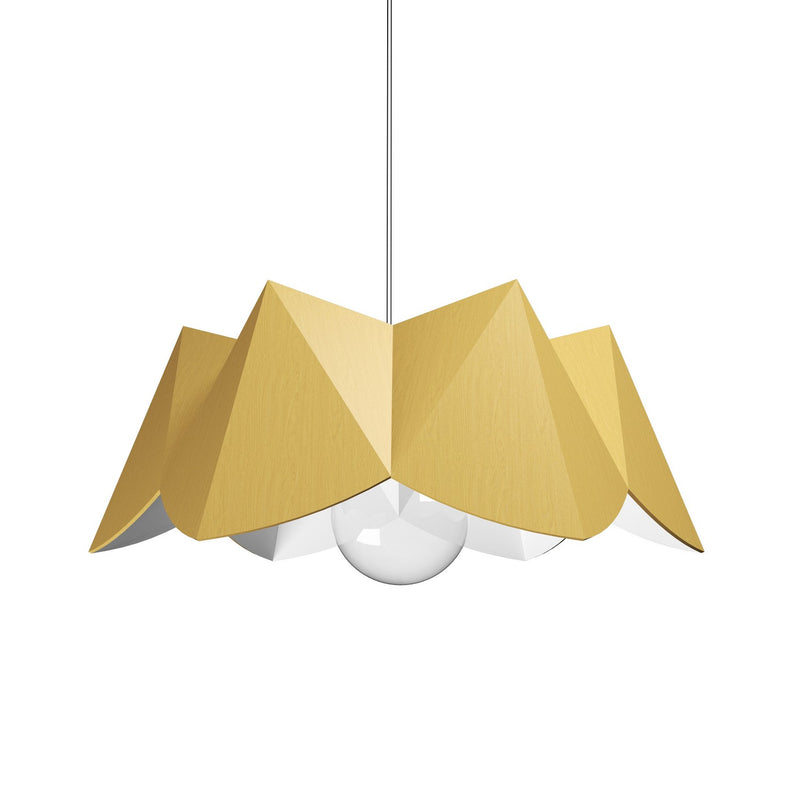 Accord Lighting 1299.49 One Light Pendant, Organic Gold