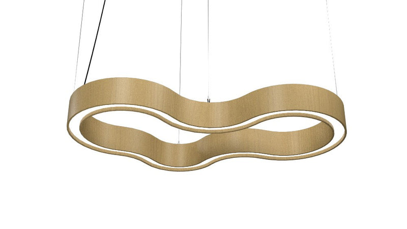 Accord Lighting 1347LED.49 LED Pendant, Organic Gold