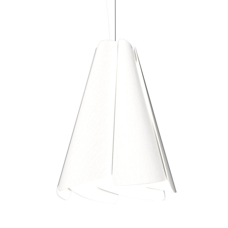 Accord Lighting 1363.47 One Light Pendant, Organic White