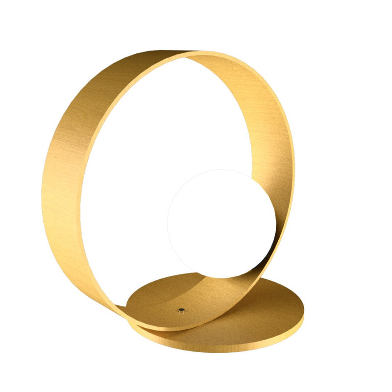 Accord Lighting 141.49 One Light Table Lamp, Organic Gold