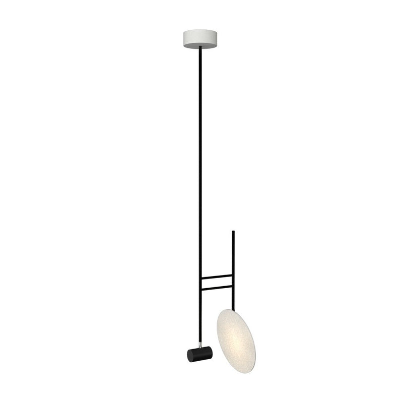 Accord Lighting 1418.47 One Light Pendant, Organic White