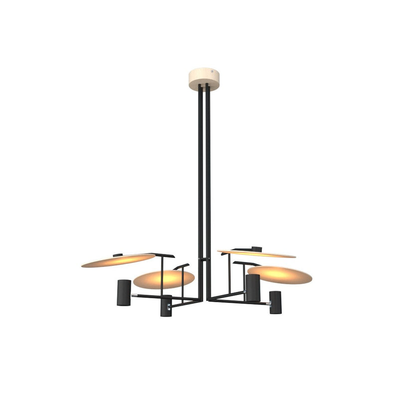 Accord Lighting 1419.48 Four Light Pendant, Organic Cappuccino