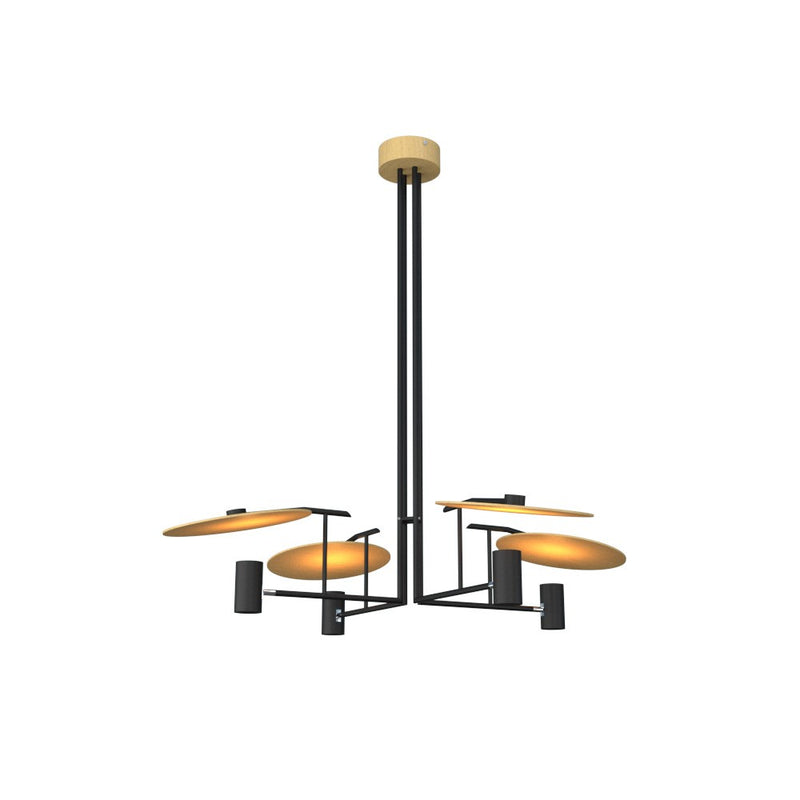 Accord Lighting 1419.49 Four Light Pendant, Organic Gold
