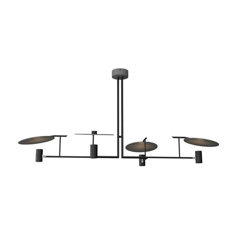 Accord Lighting 1420.50 Four Light Pendant, Organic Grey