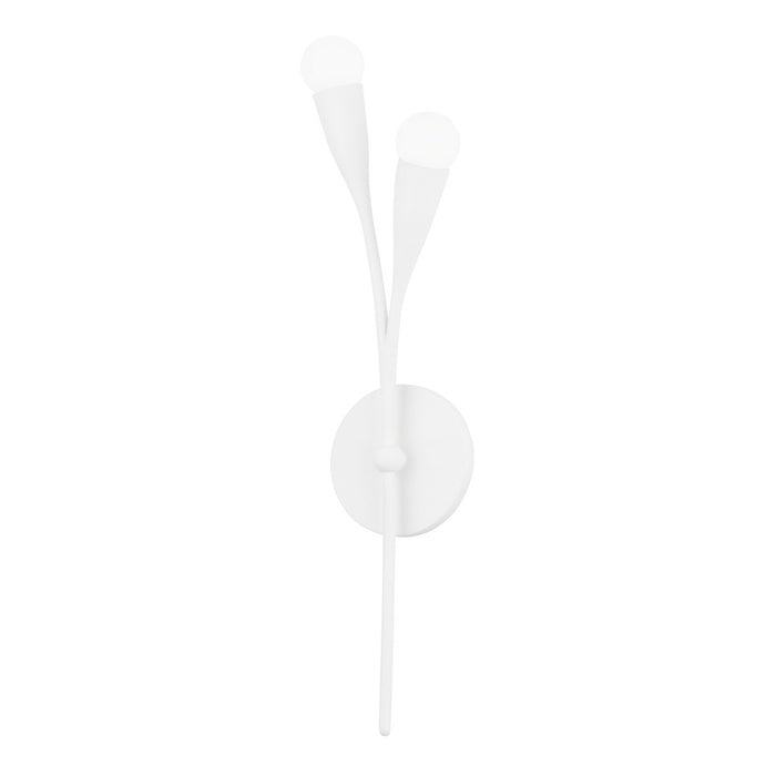 Mitzi H689102-TWH Two Light Wall Sconce, Textured White