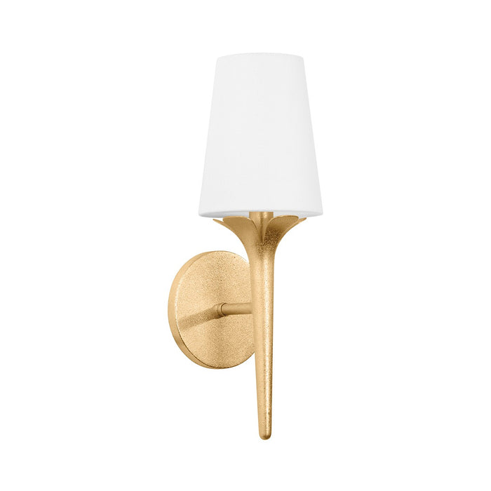 Mitzi H733101-GL One Light Wall Sconce, Gold Leaf