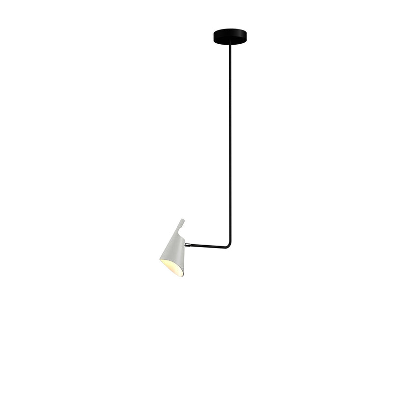 Accord Lighting 1445.47 One Light Pendant, Organic White