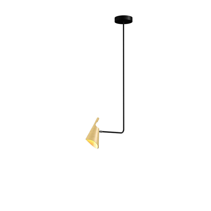 Accord Lighting 1445.49 One Light Pendant, Organic Gold