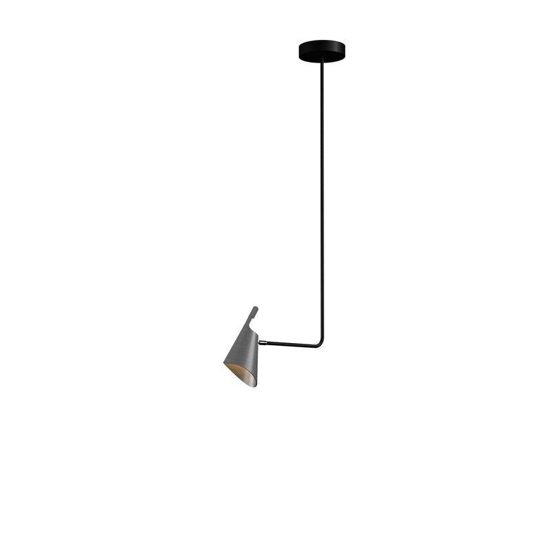 Accord Lighting 1445.50 One Light Pendant, Organic Grey