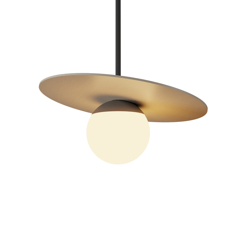 Accord Lighting 1462.48 One Light Pendant, Organic Cappuccino
