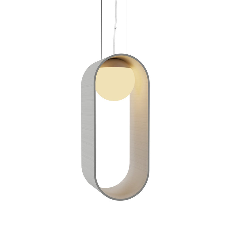 Accord Lighting 1466.47 One Light Pendant, Organic White