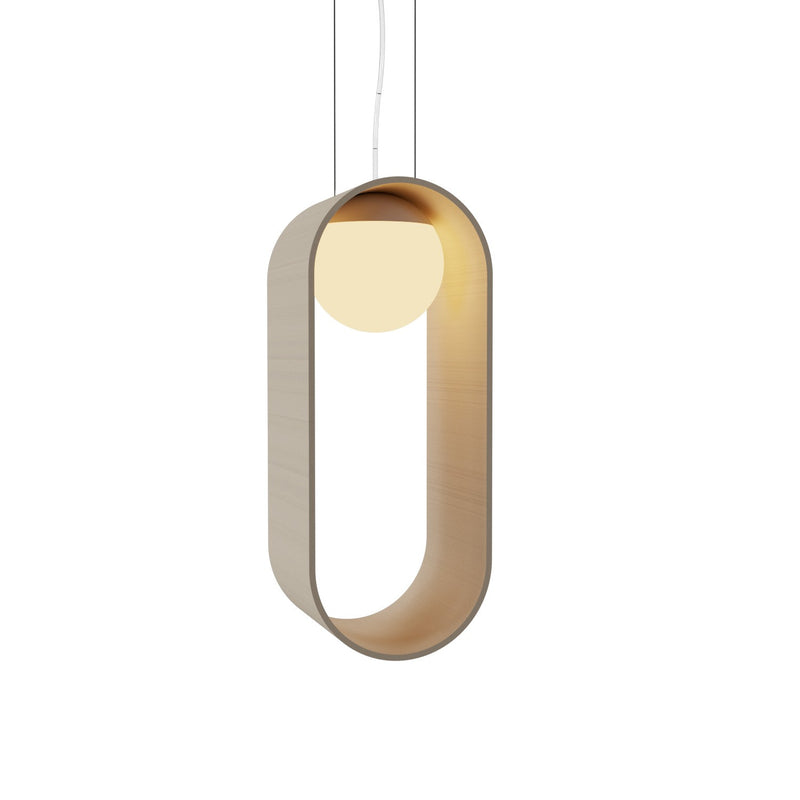 Accord Lighting 1466.48 One Light Pendant, Organic Cappuccino