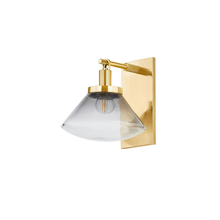 Hudson Valley 1931-AGB One Light Wall Sconce, Aged Brass