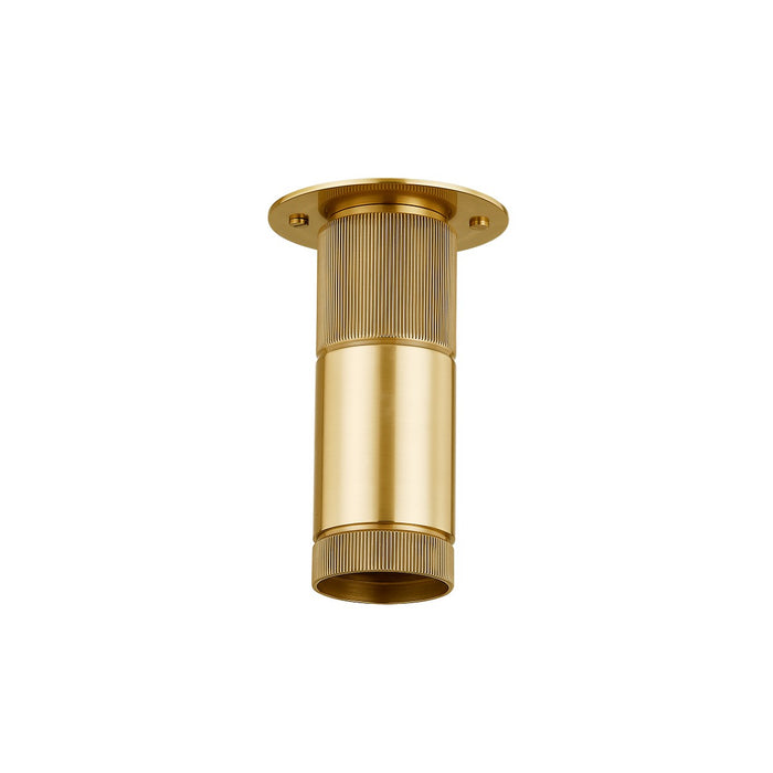 Hudson Valley 2205-AGB One Light Flush Mount, Aged Brass