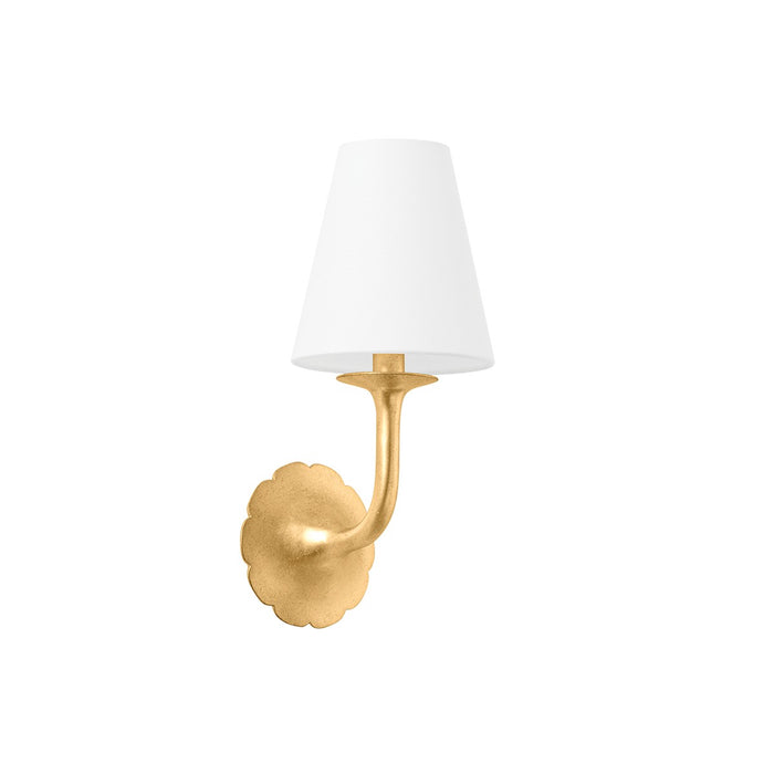 Hudson Valley 2801-VGL One Light Wall Sconce, Vintage Gold Leaf