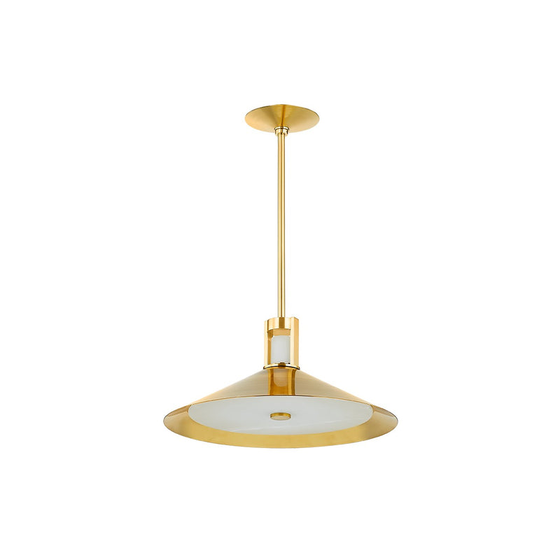 Hudson Valley 3020-AGB LED Pendant, Aged Brass